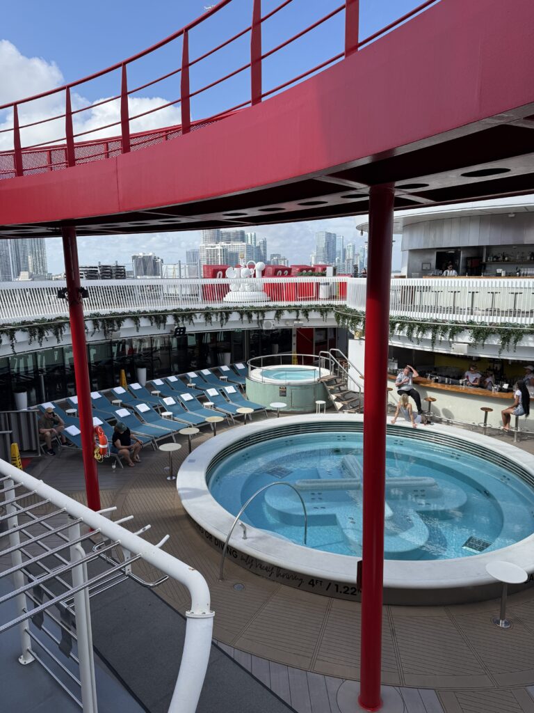 Scarlet Lady Deck and Pool View
